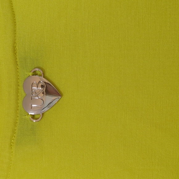 Twin-Set Sunshine Yellow Ruffled Midi Dress - Picture 9 of 16